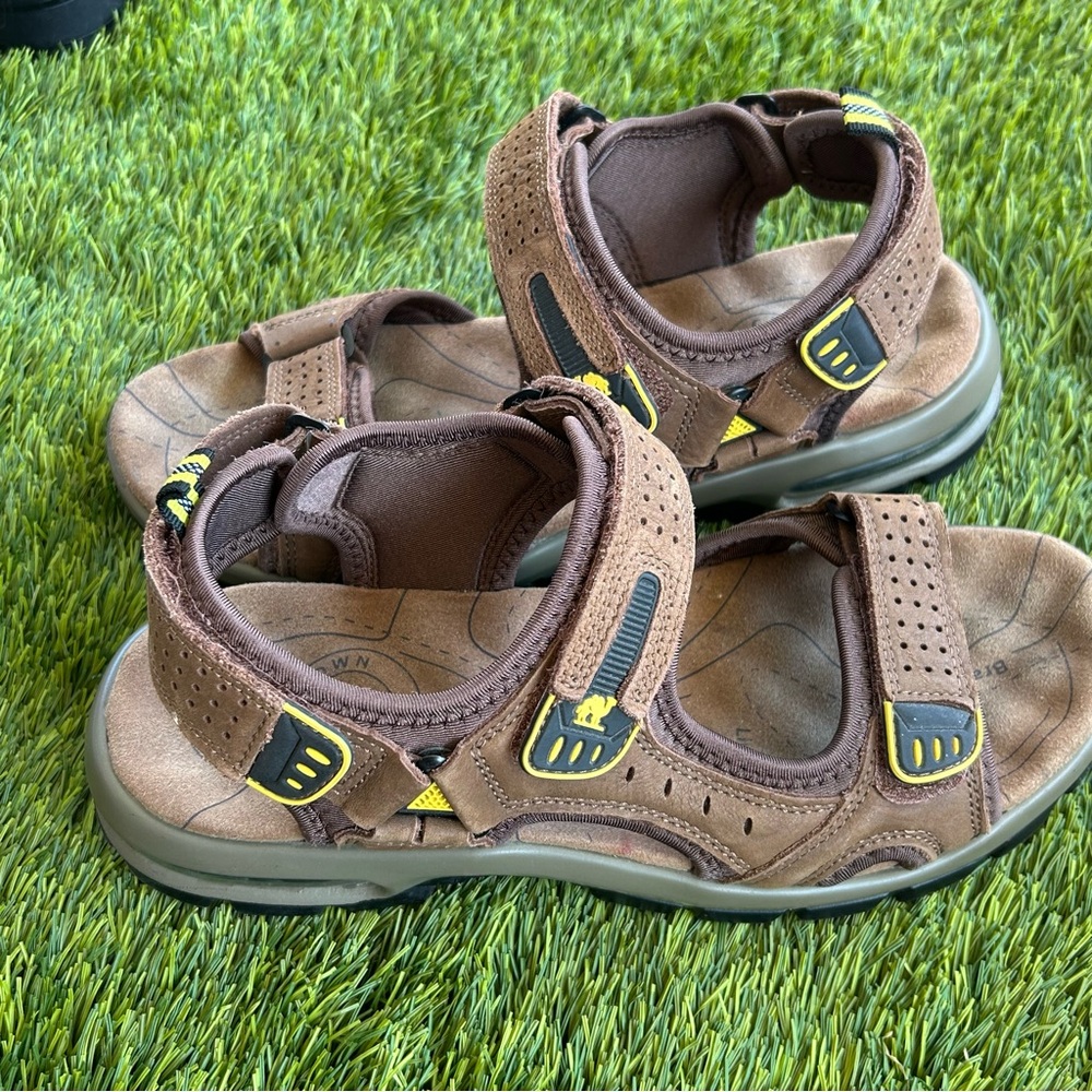 Camel crown Brown and Yellow Men’s Outdoor Sandals
